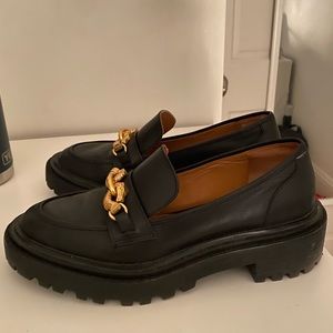 TORY BURCH lug sole loafers